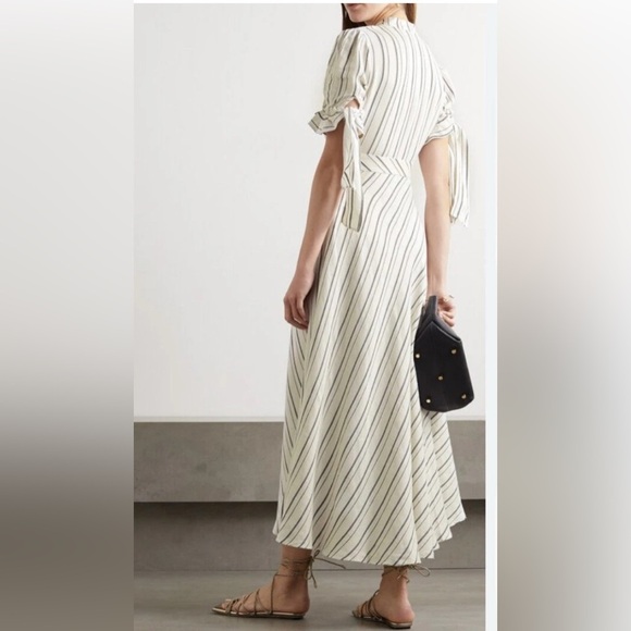 LUG Von Siga Striped V-Neck Maxi Dress - Picture 9 of 15